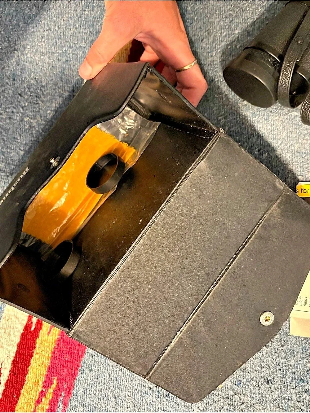 Bushnell Black Binoculars with Case